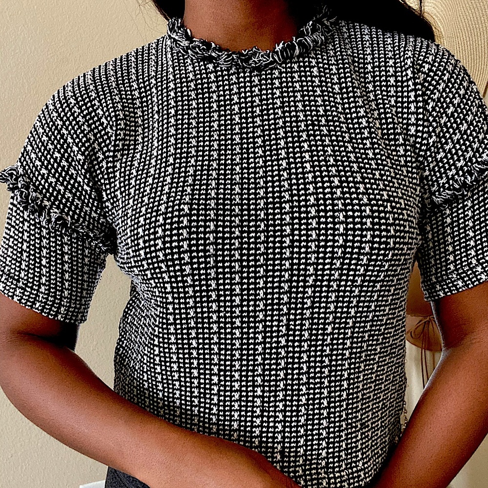 Knitted style blouse
